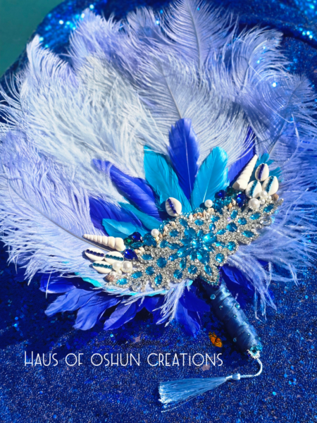 Yemaya Inspired Hand Fan