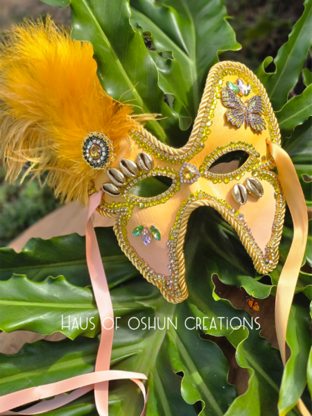 Oshun Inspired Mask