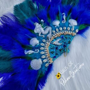 Yemaya Inspired Hand Fan