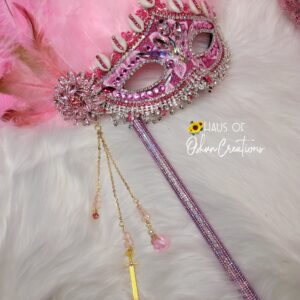 Obba Nani Inspired Pink Mask With Bling Stick