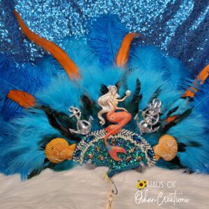 Yemaya Ashaba Inspired Mermaid Hand Fan