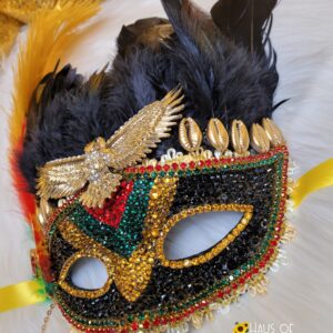 Oshun Ibu Kole Inspired Mask