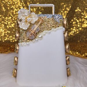 Pearl, Jeweled Inspired Cowbell