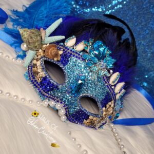 Yemaya Inspired Blues Mask