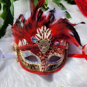 Shango Inspired Leopard Mask