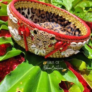Shango Inspired Leopard Basket