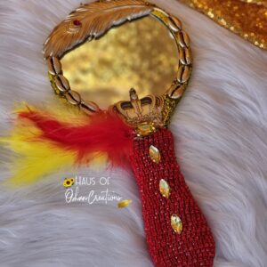 Oshun Ibu A?a Inspired Hand Mirror