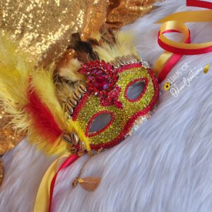 Oshun Ibu A?a Inspired Mask