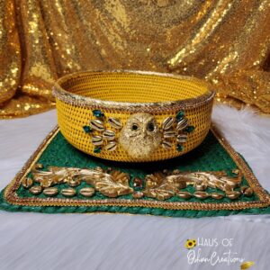 Oshun Ololodi Inspired Basket and Mat Set