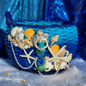 Yemaya Inspired Large Mermaid Basket