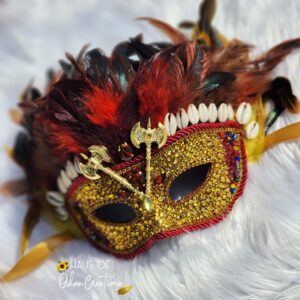 Aggayu Inspired Jeweled Mask