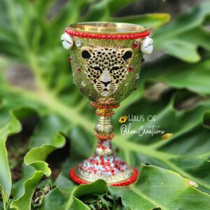 Shango Inspired Leopard Chalice