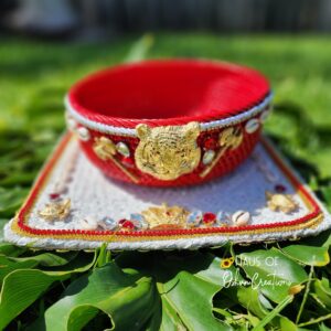 Shango Inspired Basket and Mat Set