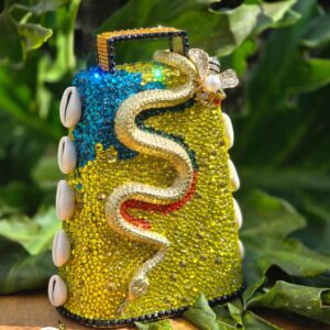 Oshun Ibu Yumu Serpent Inspired Cowbell