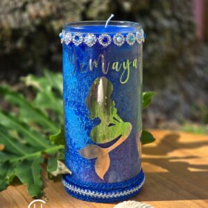 Yemaya Inspired Jumbo Votive Candle