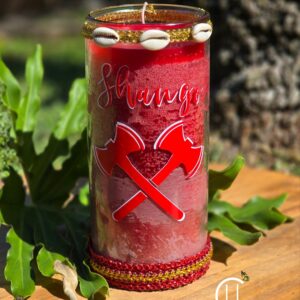 Shango Inspired Jumbo Votive Candle