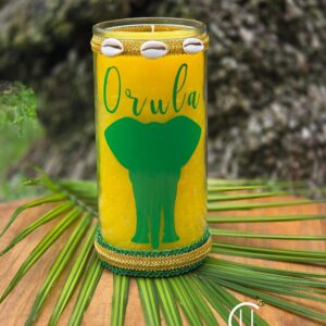 Orula Inspired Jumbo Votive Candle