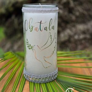 Obatala Inspired Jumbo Votive Candle