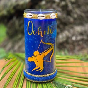 Ochosi Inspired Jumbo Votive Candle