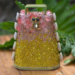 Oshun Ololodi Inspired Pink Quartz Cowbell