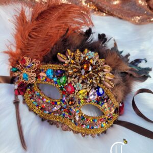 Oya Inspired Brown 9 Color Mask