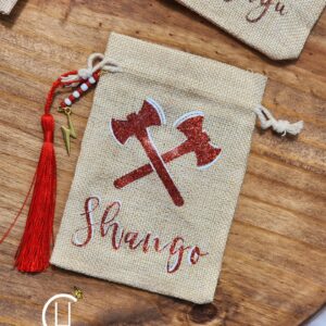 Shango Inspired Cowrie Bag/Satchel  4x4