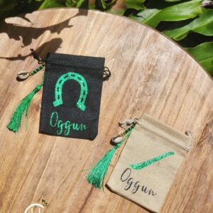 Oggun Inspired Cowrie Bag/Satchel Set of (2) 4x4