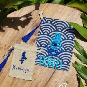 Yemaya Inspired Cowrie Bag/Satchel Set of (2) 8x6 & 4x4
