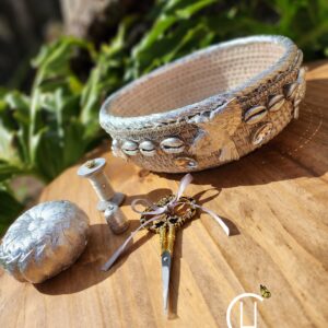 Obatala Inspired Sewing Basket and Accessories