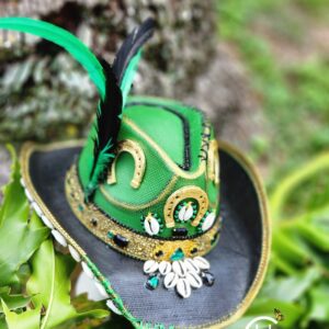 Oggun Inspired Green and Black Brim Hat