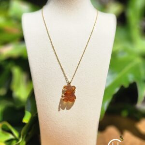 Mocha Jelly Bear Necklace