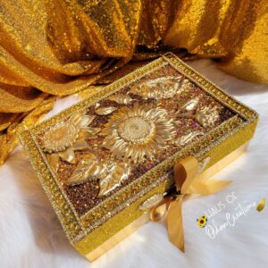 Sunflower Golden Gift Box