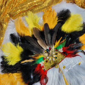 Oshun Ibu Kole Inspired Hand Fan