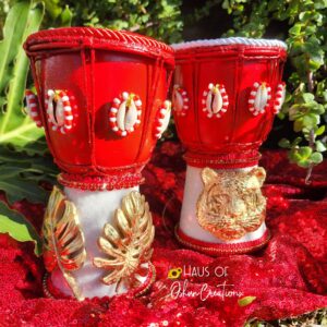Shango Inspired Djembe Drum Set