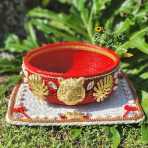 Shango Inspired Basket and Mat Set