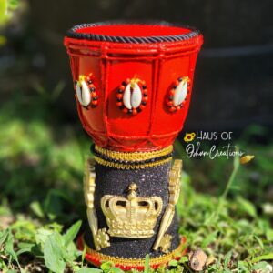 Eleggua Inspired Djembe Drum