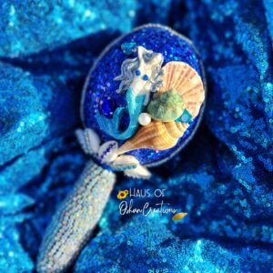Yemaya Inspired Mermaid & Wheel Maraca