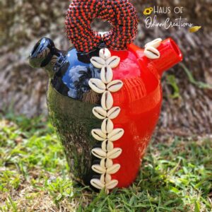 Eleggua Inspired Porron/Water Jug