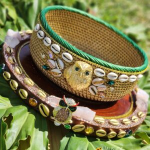 Oshun Ololodi Divination Tablet & Large Basket