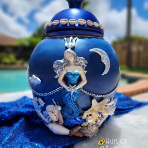 Olokun Inspired Clay/Sopera Pot (L)