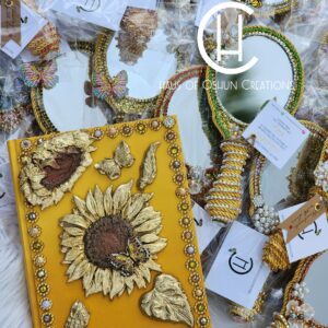 Oshun Inspired Butterfly Ita Book/Journal & Butterfly Mirror Set